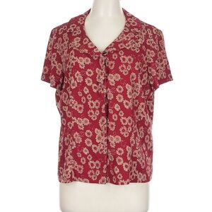Red Floral Women's Top